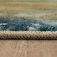 thumbnail image 4 of Mohawk Home Prismatic Hamilton Gold Transitional Geometric Precision Printed Area Rug, 8'x10', Teal & Gold, 4 of 5