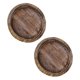 thumbnail image 1 of Rustic Round Wooden Serving Trays for Kitchen, Bathroom, and Coffee Table Decor – Farmhouse Style Holders for Food and Decorative Use, 1 of 1