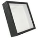 thumbnail image 4 of GOOHOCHY Marco de fotos de cristal de doble cara, decoración de mesa creativa (negro), 1 ud., 4 of 8