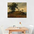 thumbnail image 2 of Orinice  Landscape With Cows Canvas Art Print Stretched Framed Painting Picture Poster Giclee Wall Decor by Albert Bierstadt  16x12in, 2 of 6