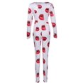 thumbnail image 4 of Hirigin Womens One Piece Sleepwear Cartoons Print Pajamas Jumpsuit Rompers, 4 of 4
