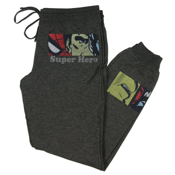 Marvel Junior's Super Hero Lounge Jogger Pants, X-Large
