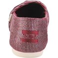 thumbnail image 5 of Toms Printed Alpargata Women/Adult shoe size 10  Casual 10015651 Cabernet Glitter Rib Knit, 5 of 7