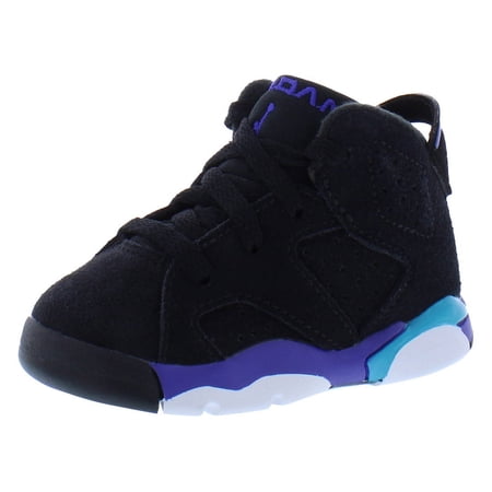 Toddler Jordan 6 Retro "Aqua" Black/Bright Concord-Aquatone (DV3606 004) - 6