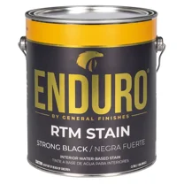 1 gal General Finishes GSTB Strong Black Enduro RTM Water-Based Wood Stain