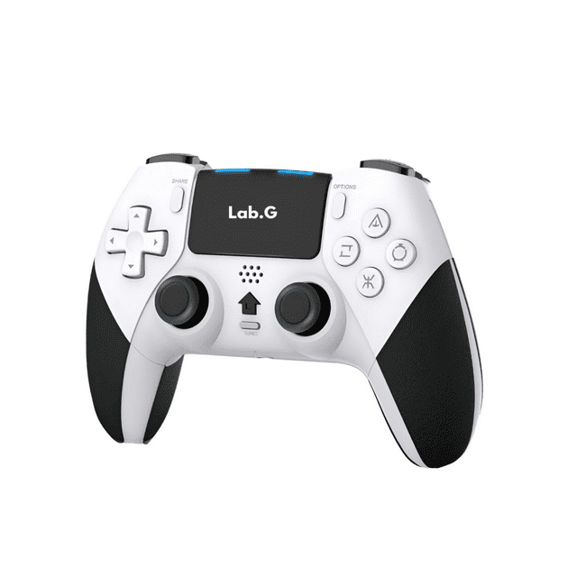 Control Inalámbrico Mando Compatible Con Para Ps4 Y Pc Lab.G Blanco, Negro