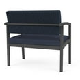 thumbnail image 5 of Lesro Lenox Steel Fabric Bariatric Waiting Room Guest Chair in Charcoal/Midnight Sky/Castillo Batik, 5 of 5