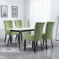 thumbnail image 4 of vidaXL Dining Chairs High Back Kitchen Side Chair for Home Dining Room Velvet, 4 of 35