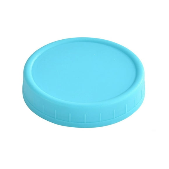 witspace Jar Lids - Colored Plastic Jar Lids Regular Mouth, Leak Proof Canning Lids Covers with Silicone Rings for Ball, Reusable Jar Lid Tops Caps for Canning Jars 86mm
