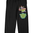 thumbnail image 2 of The Patrick Star Show Patrick & Logo Men's Black Sleep Pajama Pants-Medium, 2 of 5