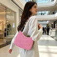 thumbnail image 6 of Straw Shoulder Bag for Women Summer Small Boho Woven Shoulder Purse Beach Vacation Tote Bag Handbag, 6 of 6