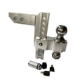 thumbnail image 1 of Adjustable Trailer Hitch 2" Receiver 6" Drop/Rise Drop Hitch 12500 LBS Dual Towing Ball 10", 1 of 5