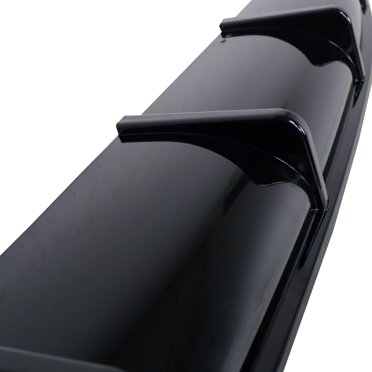 CTM Design Matt Black LED Rear Diffuser & Side Spats – 2006-2011 Honda Civic Sedan
