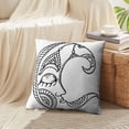 thumbnail image 4 of LALILO Throw Pillow Covers Moon Oriental Moon Art Beautiful Black Cushion Cover 18" x 18", 2 Pack, 4 of 6