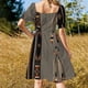 thumbnail image 5 of Vestido de manga corta con diseño de cómic brillante y colorido para mujer, elegante vestido de fiesta para mujer 2025, vestido de falda para mujer, 5 of 7