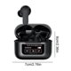 thumbnail image 3 of Auriculares inalámbricos Bluetooth con pantalla LED a color táctil, reducción de ruido inteligente, batería de larga duración, efecto de sonido estéreo Bluetooth 5.4, auriculares inalámbricos, auricul, 3 of 9