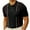 Black, variant on ZQUUVOU Men's Short Sleeve Knit Sports Shirt - Modern Classics: Multi Stripes Tops Black
