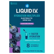 Liquid I.V.® Concord Grape Hydration Multiplier® Powdered Electrolyte Drink Mix, 15 Count Packets