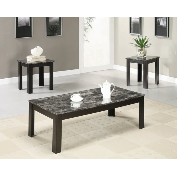 Coaster 3 Piece Table Set Com, Coasters For Marble Coffee Table