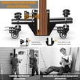 thumbnail image 4 of Heavy-Door Installation Trolley - Industrial Steel Carrier with Adjustable Arms & 4 Smooth-Rolling Wheels, 500LB Limit, 4 of 9