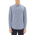 thumbnail image 1 of Camisa Deportiva Theory Hombre Ajuste Regular Azul Extragrande, 1 of 1