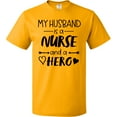 thumbnail image 3 of Inktastic My Husband is a Nurse and a Hero T-Shirt, 3 of 5