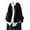Black, variant on Women's Fashion Casual Solid Color Knitted Cardigan Coat Loose Casual Long Sleeve Sweater Coat for Fall and Winter Layering,Black,M
