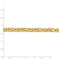 thumbnail image 4 of 14k Yellow Gold 20 Inch 5.25mm Byzantine Link Chain Necklace Pendant Charm, 4 of 8