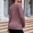 thumbnail image 4 of SHTXOZHI Womens Maternity Sweaters Casual Long Sleeve Ribbed Knit Round Neck Pregnancy Clothes, 4 of 7