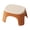 Orange, variant on Homenest Orange Plastic Step Stool Footrest – Non-Slip Shoe Changing Low Stool, Stackable Bathroom Small Footstool for Living Room Entryway, Sturdy Teens Step-Up Seat