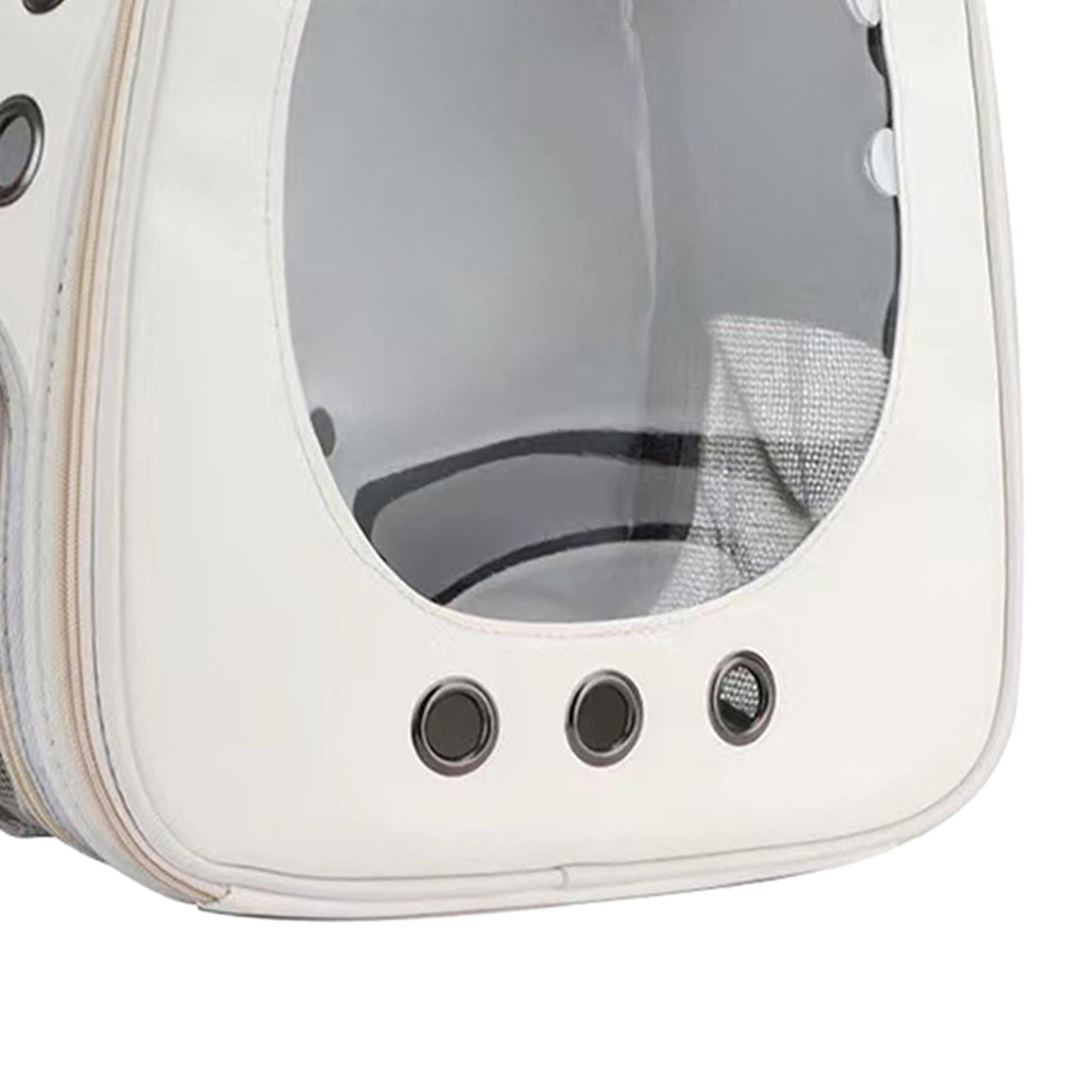 Bvdfgk Portable Travel Bag Dog Cat Adjustable Shoulder Strap Pet Carrier Backpack White