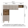 thumbnail image 3 of Cocina Integral Completa Modular Madesa Gourmet 235cm MC, 3 of 5