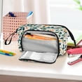 thumbnail image 6 of Fish Mouth Pencil Bag 9.45*3.74*5.9 Inches Pencil Bag Pencil Case Pencil Box Makeup Bag Suitable for Office and Study Cartoon Beautiful Leaves, 6 of 7