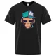 thumbnail image 2 of Camisetas de algodón con dibujos de monos fumadores, camisetas de manga corta con personalidad para hombre, camisetas holgadas de gran tamaño, ropa suave y transpirable, 2 of 5
