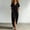 Black, variant on XiYing Dress Shirts for Men, Women's Casual V-Neck Short Sleeve Side Split Dress with Pockets, Summer Maxi Dress, S-Xxl,