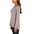 thumbnail image 4 of Banana Republic Women's Long Sleeve V Neck Top (Purple, Medium), 4 of 4
