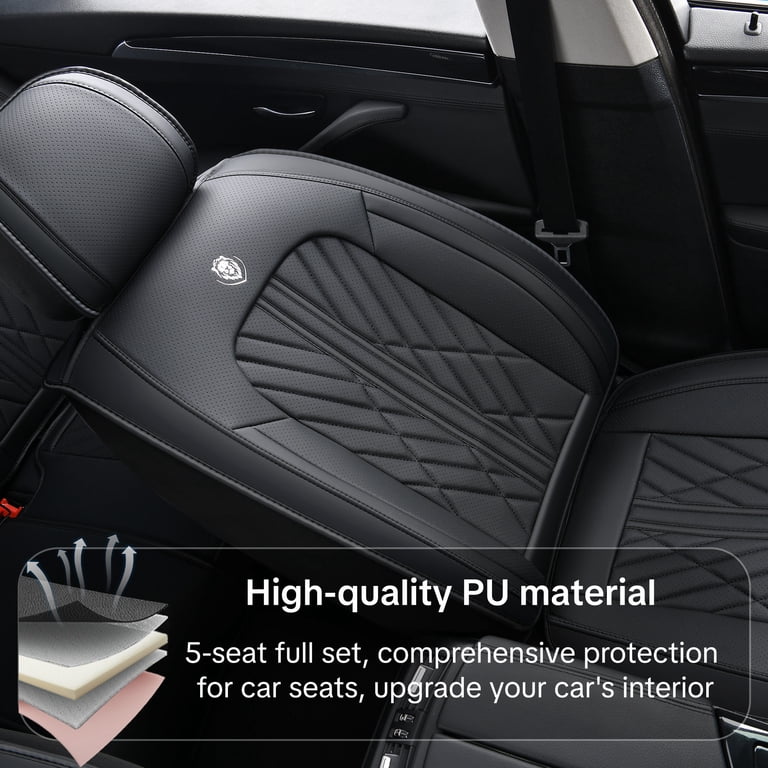 2017 for Toyota Rav4 Interior Seat Covers Synthetic Leather Interior ...