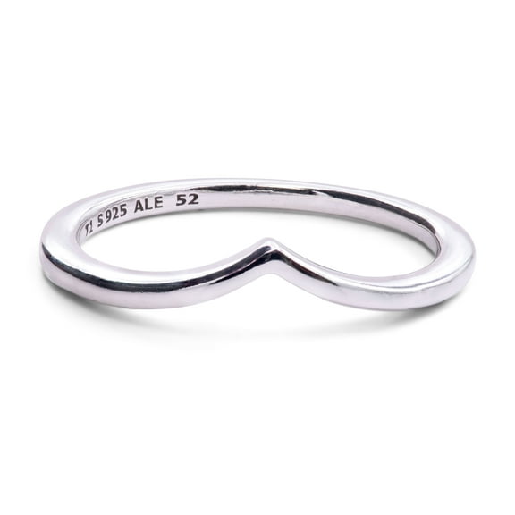 Wishbone ring in sterling silver Ring sz 60 196314-60