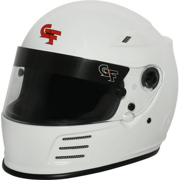 G-FORCE 13004XLGWH Helmet - Revo - Full Face - Snell SA2020 White - X-Large