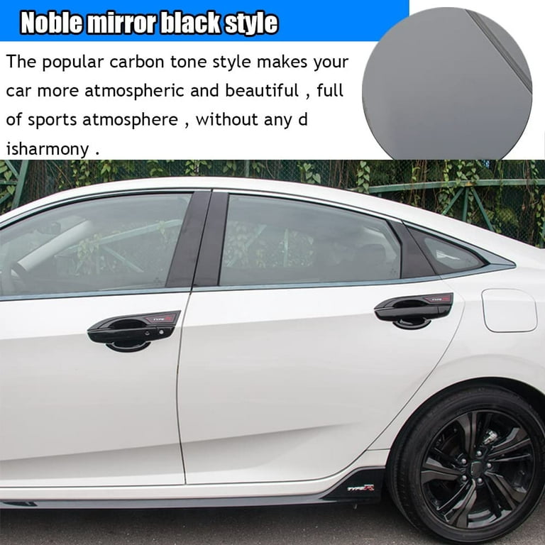 Kakash Custom Exterior Accessories for Honda Civic Hatchback/Type R 2016 2017 2018 2019 2020 2021 ABS Door Handle Bowl Cover Trims Protector Outer