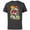 Charcoal, variant on Disney Mickey & Pals Color Blast It’s My Birthday Party Time - Short Sleeve Cotton T-Shirt for Adults - Customized-Black