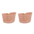 thumbnail image 1 of Advancent ¡Novedad de 2020! Estante para fregadero de 1 pieza, cesta de plástico, estante de almacenamiento, desagüe reutilizable, suministro No.01 2Conjunto, 1 of 6