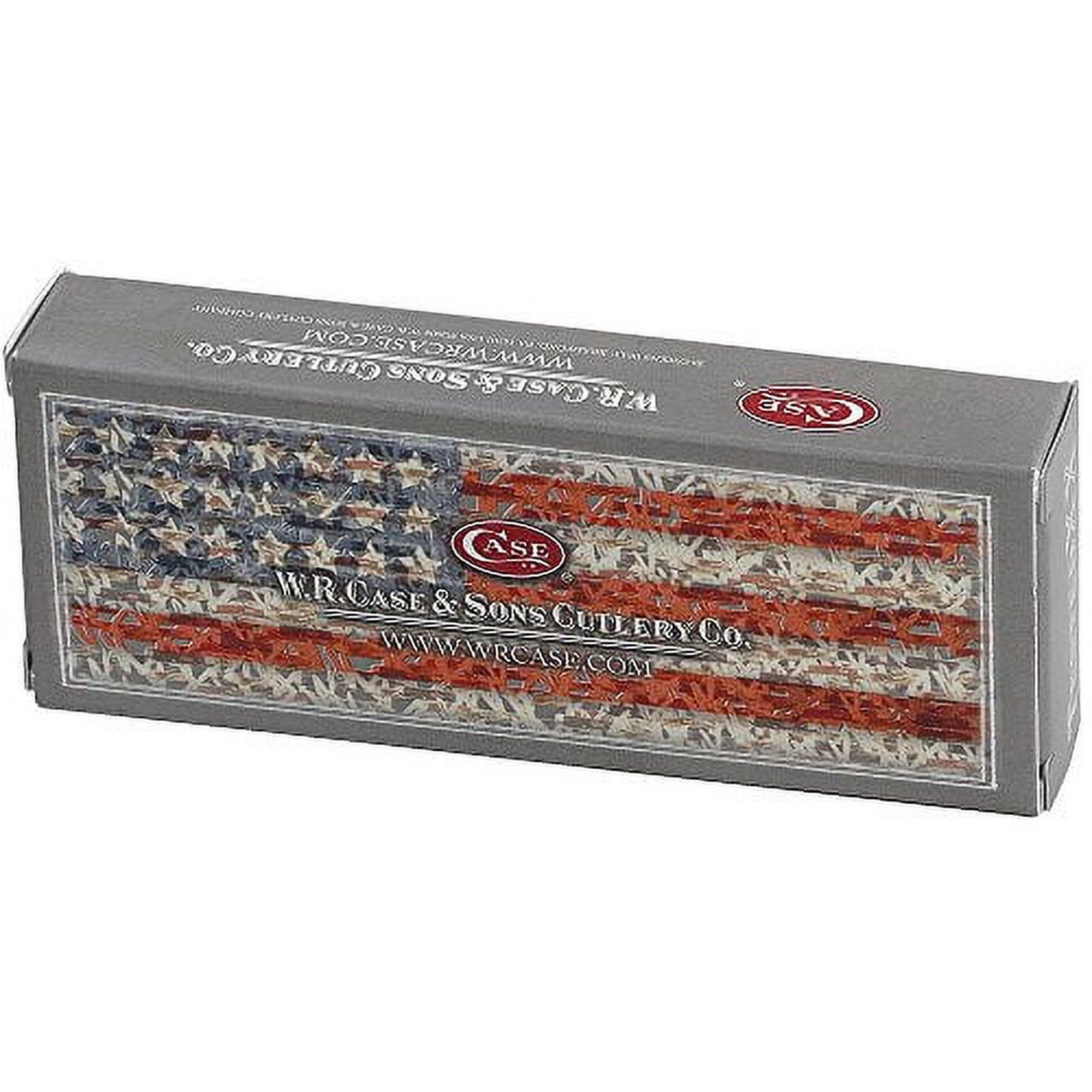 Case WR XX Pocket Knife Patriot Kirinite Trapper Item #11200 – (10254 SS) – Length Closed: 4 1/8 Inches