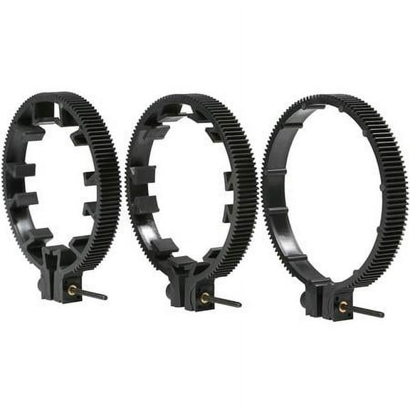 FR3 Adjustable 3-Piece Follow Focus Ring Gear Set with 65mm, 75mm and 85mm Lens Rings