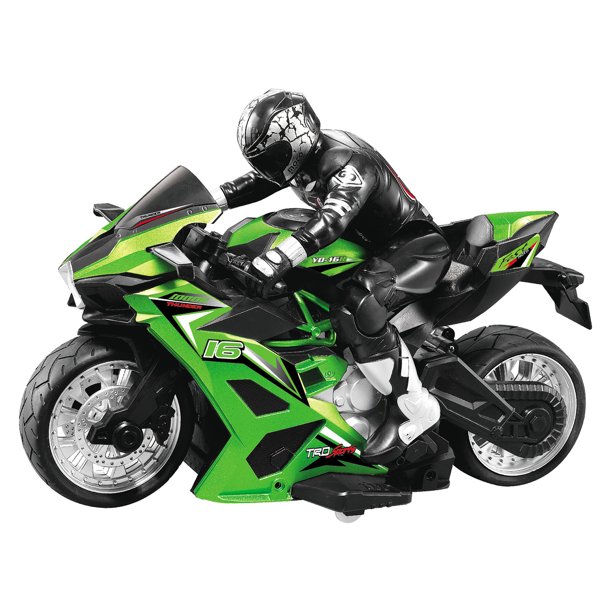 Motorcycle offroad stunt climbing remote control car 1935 green RC Car