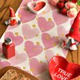 thumbnail image 5 of Sm:)e Golden Pink Love Valentine's Day Table Runner 13 x 72 Inch, 5 of 7