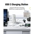 thumbnail image 2 of VHBW USB C Charger 6 Port Block,55W USB Tower Charging Station for iPhone 15/14/13/12, iPad, Google Pixel and Multiple Devices, 2 of 7