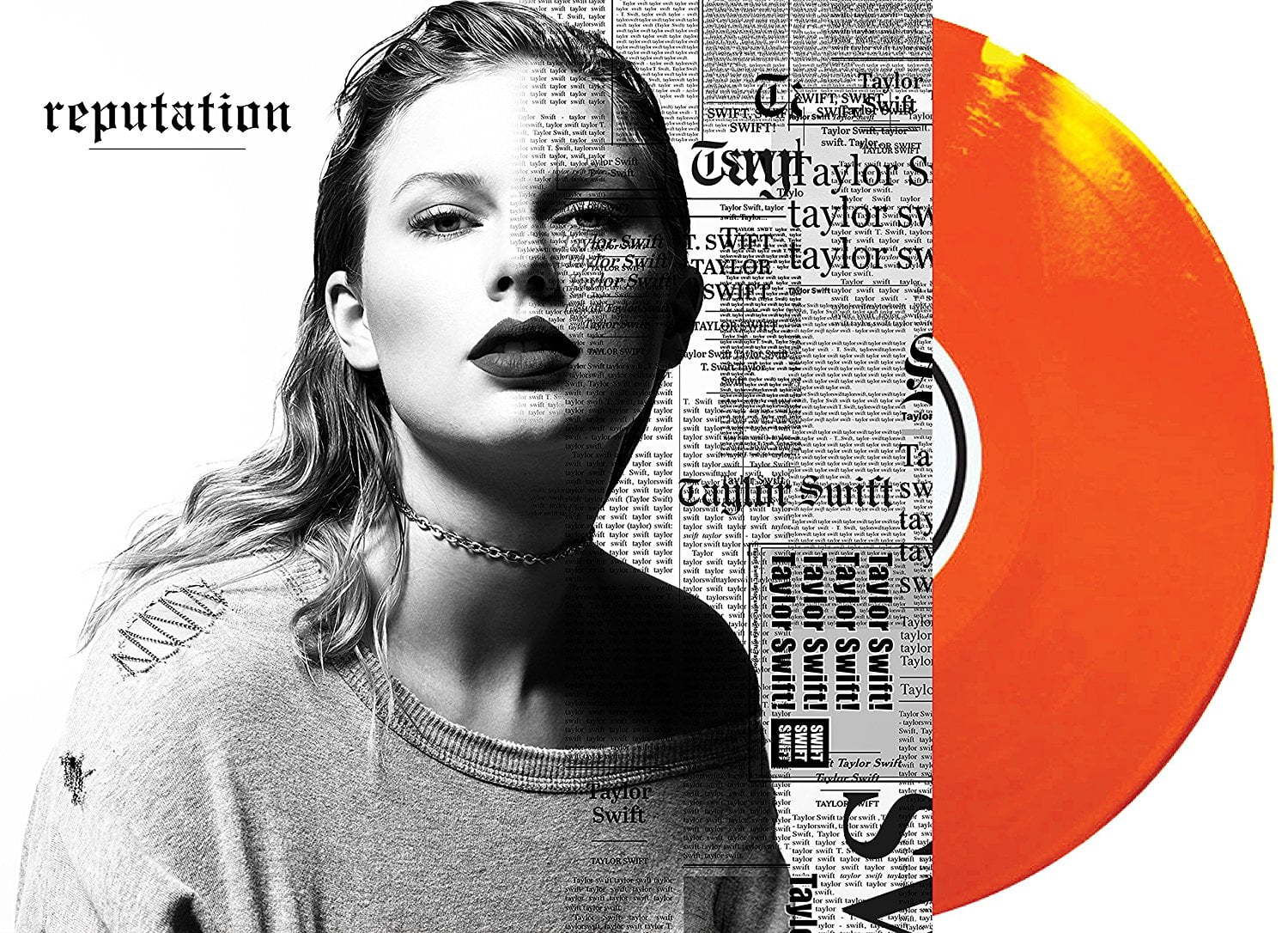 Reputation - Taylor Swift - 2 LP Translucent Orange Vinyl ...