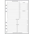 thumbnail image 1 of Inserto planificador diario A5 Handy Forms para cuadernos 6 anillos Filofax LV (GM) Kikki K TMI 5.83' x 8.27', 1 of 3