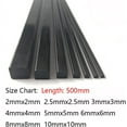 thumbnail image 3 of (10 PCS)Carbon Fiber Square Rod,for RC Drone, Multicopter, Outer Diameter Long 4mm,Outer Diameter width 4mm, Length 200mm,, 3 of 4
